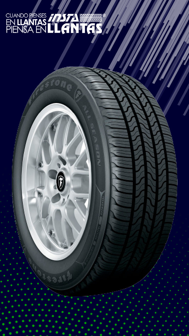 Imagen ilustrativa, esta imagen puede variar al producto real, la llanta no incluye rin. 